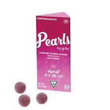 Pearls | Pomegranate | 4:1 THC/CBD 200mg Gummies