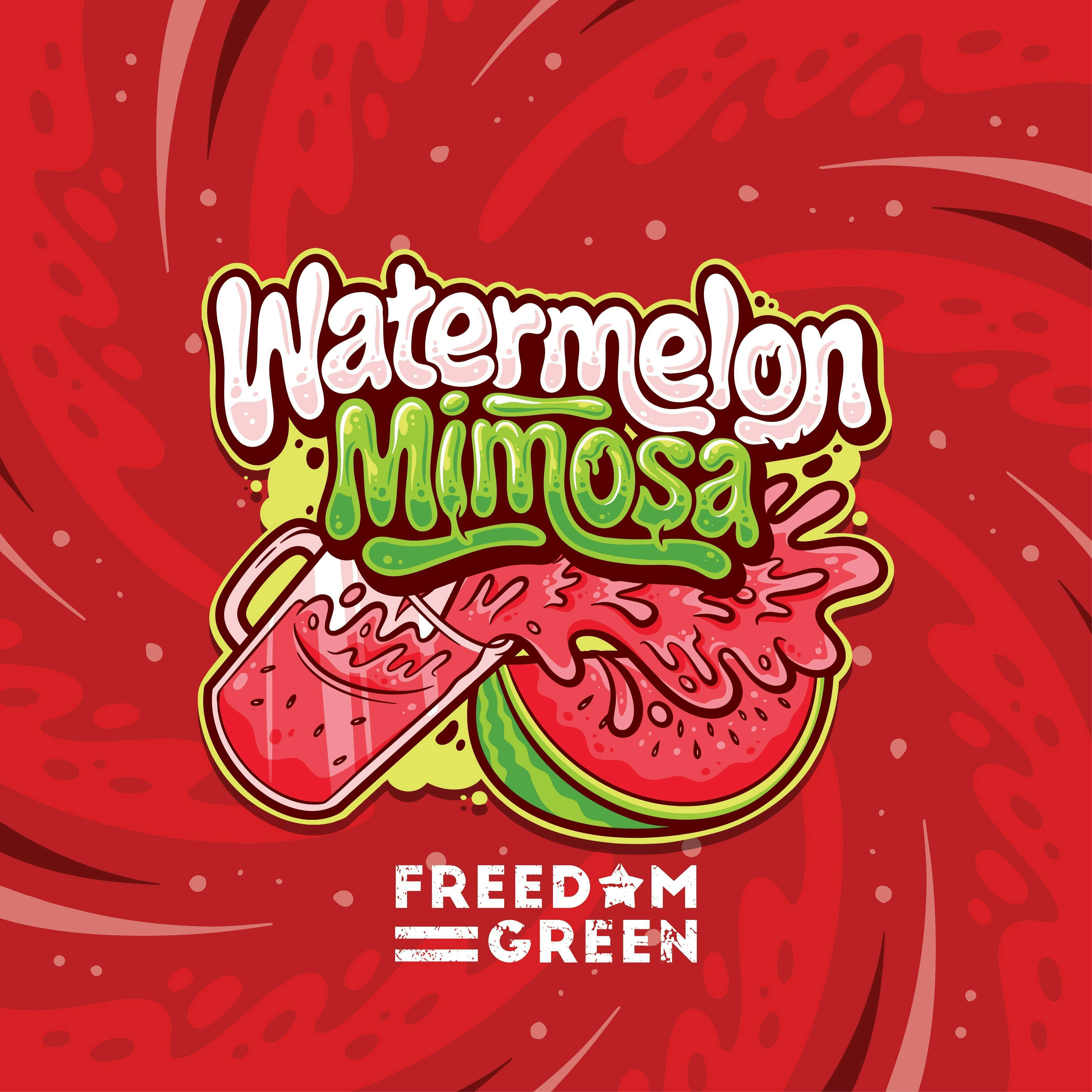 Freedom Green | Watermelon Mimosa | 1.2G Distillate Infused Pre-Roll