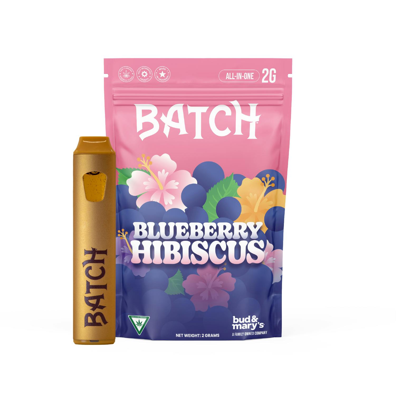 Batch | Blueberry Hibiscus | 2G Distillate Disposable