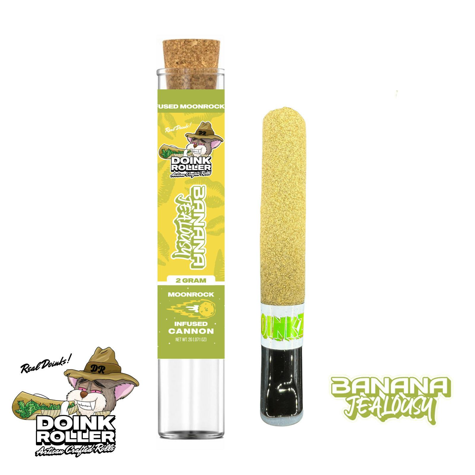 Doink Roller | Banana Jealousy | 2G Moonrock Infused Cannon