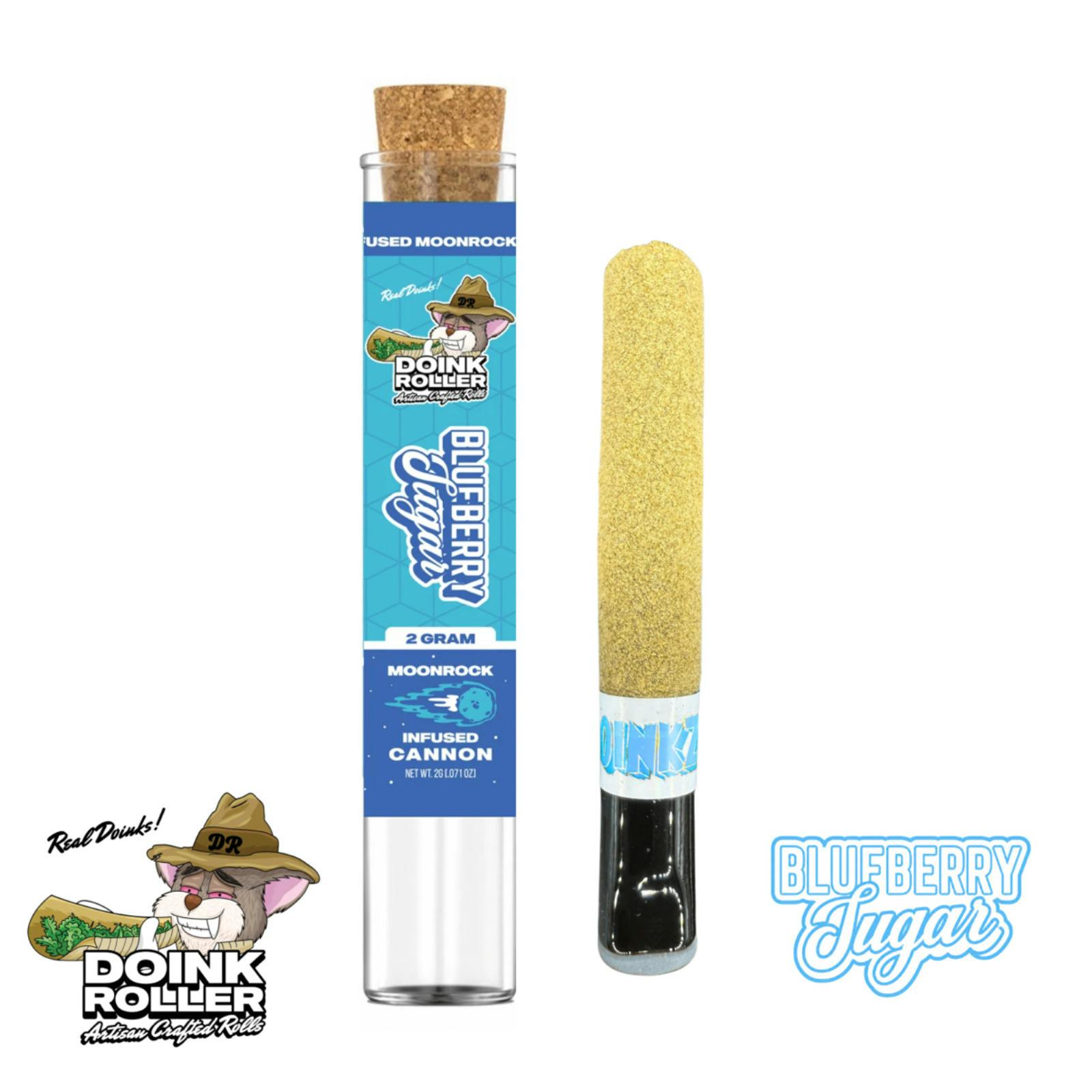 Doink Roller | Blueberry Sugar | 2G Moonrock Infused Cannon