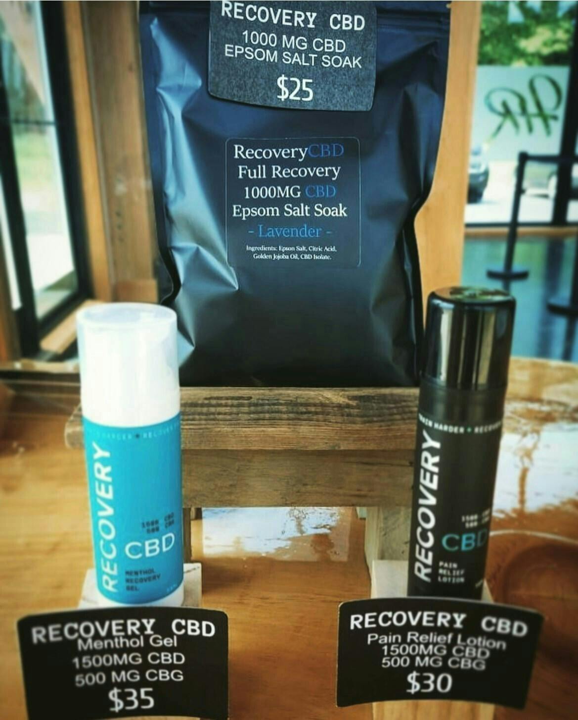 Recovery CBD - Salts - Lavender Bath Soak - 1000mg