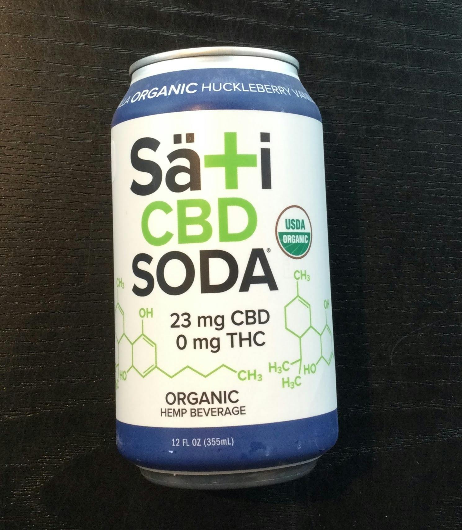 Sati - CBD Soda - Vanilla Huckleberry at High Roller Cannabis Club