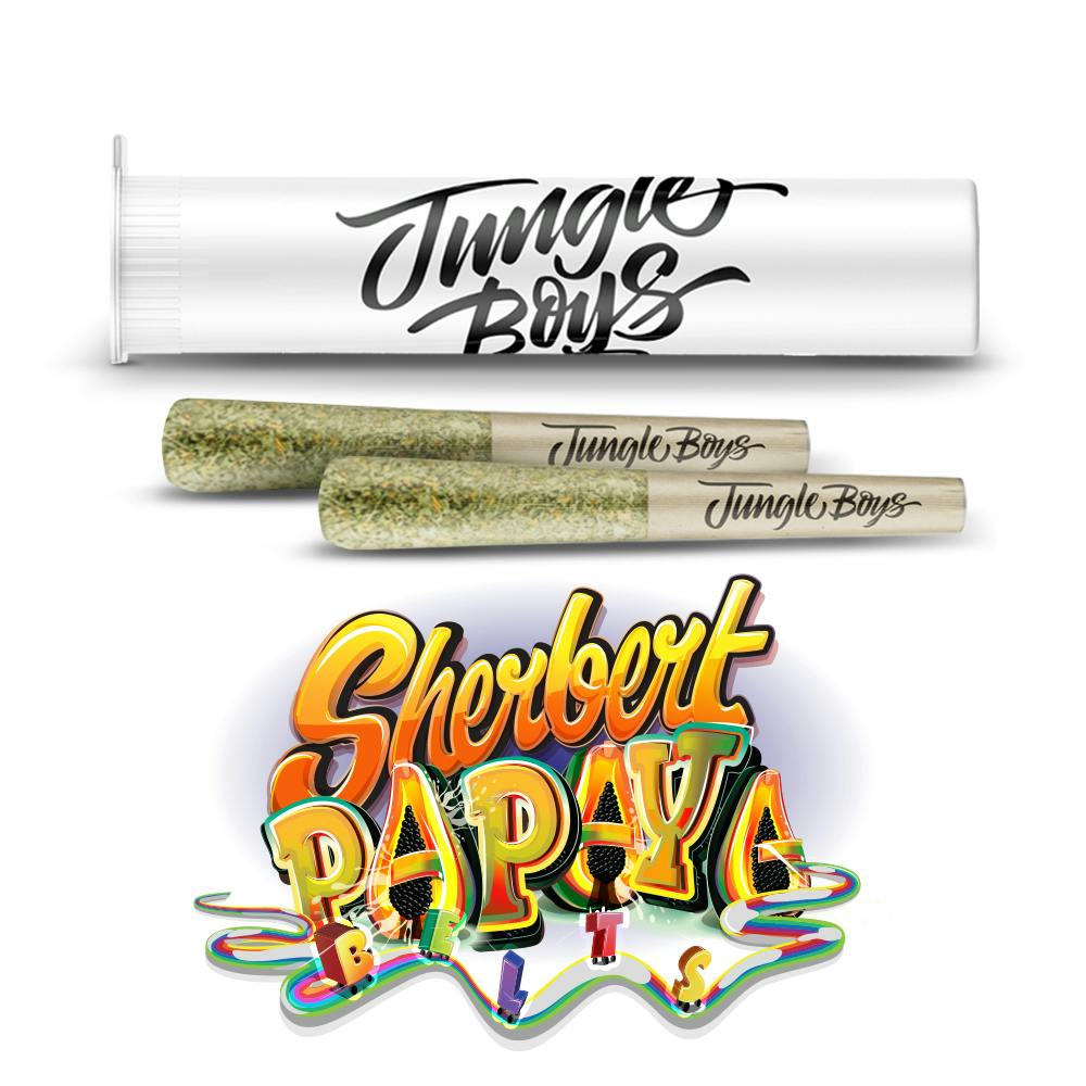 Sherbert x Papaya Belts - 0.5g Premium Pre-Roll 2pk