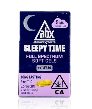ABX | SOFT GELS | 10PK | SLEEPY TIME - 250 mg