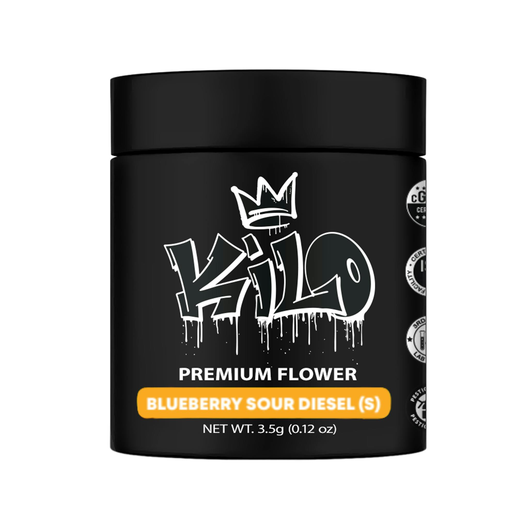 Kilo | Premium Flower | Blueberry Sour Diesel | 3.5g