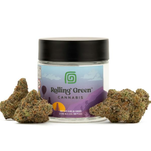 Rolling Green | Mac Flurry | Purple Jar | 3.5g