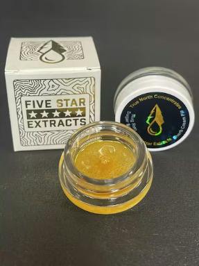 Five Star Extracts 1g Live Resin - Communion Nug Run Sugar Sauce