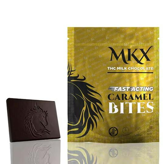 MKX 200mg Chocolate Bites - Milk Chocolate Caramel