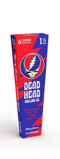 Blazy Susan Grateful Dead PreRolled Cones - 1 1/4 Size 6pk