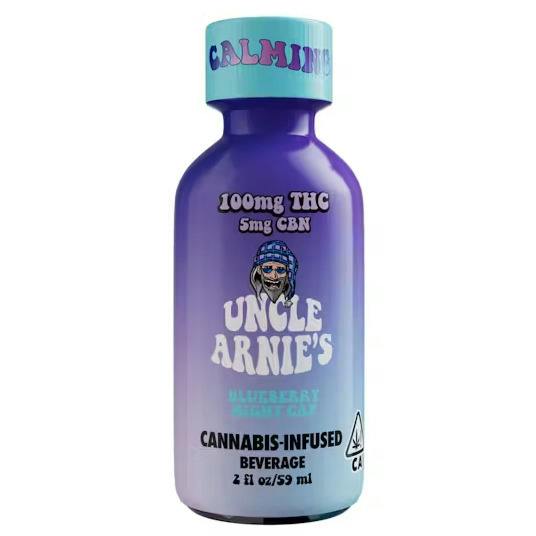 Uncle Arnie's 200mg THC Syrup - Blueberry Nightcap w/50mg CBN