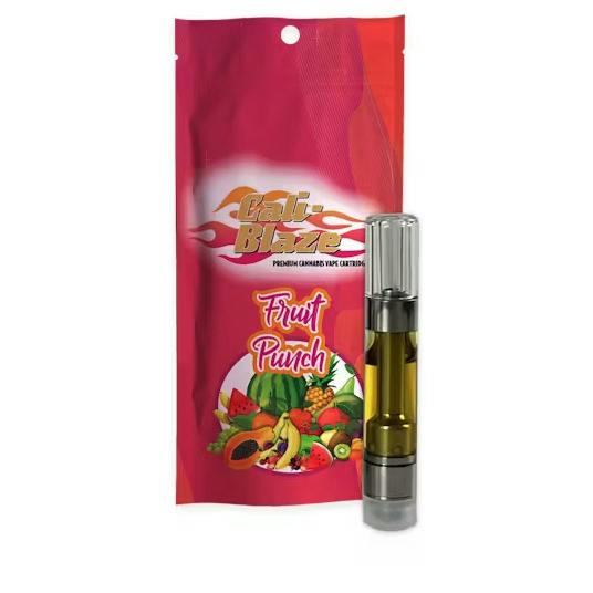 Cali Blaze 1g Distillate Vape Cartridge - Fruit Punch
