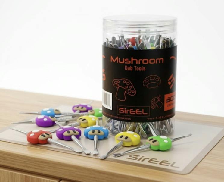Mushroom Dab Tool - Assorted Colors