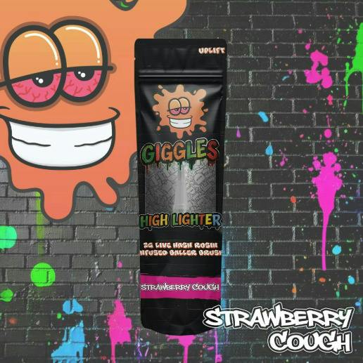 Giggles Highlighter 2g Rosin Baller Brush - Strawberry Cough