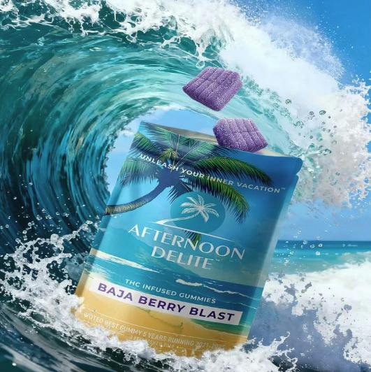 Afternoon Delite 200g Gummies - Baja Berry Blast