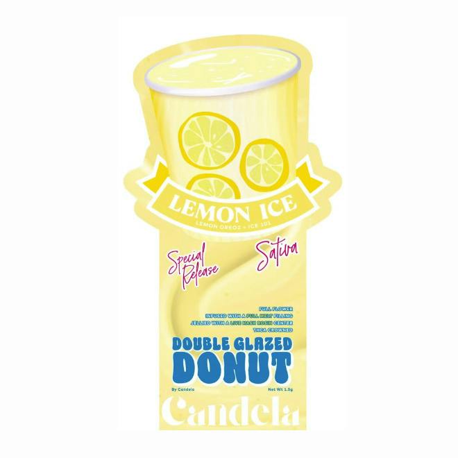 Candela 1.5g Infused Donut Preroll - Lemon Ice