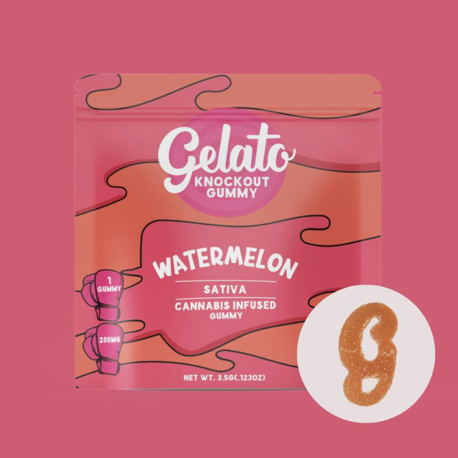 Gelato 200mg Knockout Gummy - Watermelon