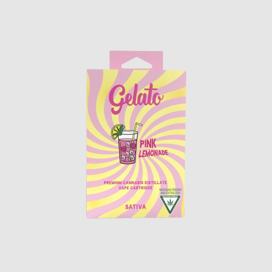 Gelato 1g Distillate Vape Cartridge - Pink Lemonade