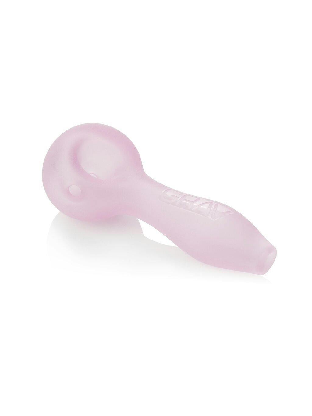 Grav Sandblasted Pink Spoon Each