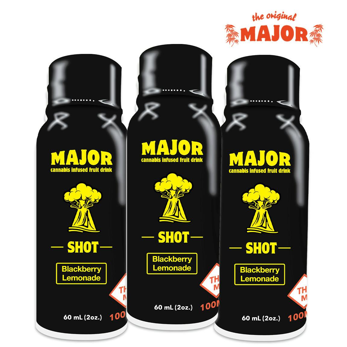 Major | Fast Acting Shot | Blackberry Lemonade 100mg