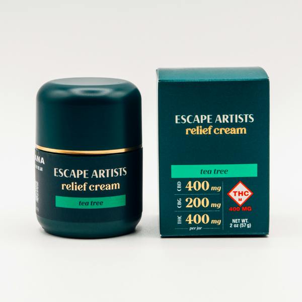 Escape Artists | Relief Cream | Tea Tree 2:1:2 400mg