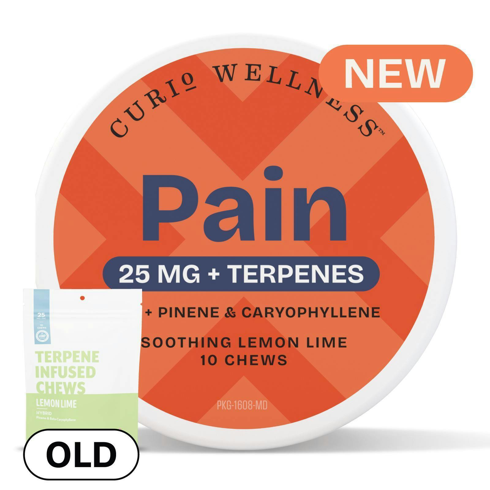 Curio Wellness | Gummies | Soothing Lemon Lime Terpene Chews 100mg
