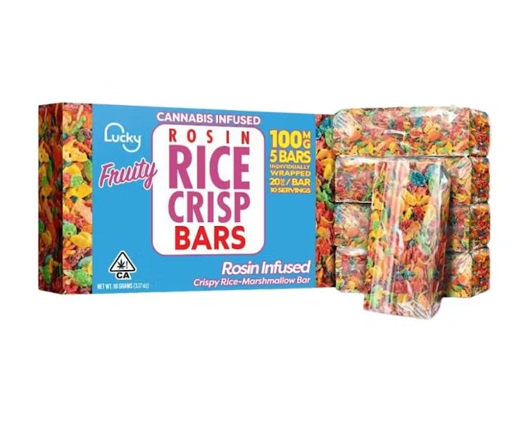 Lucky Crispy Rice Bars - Fruity