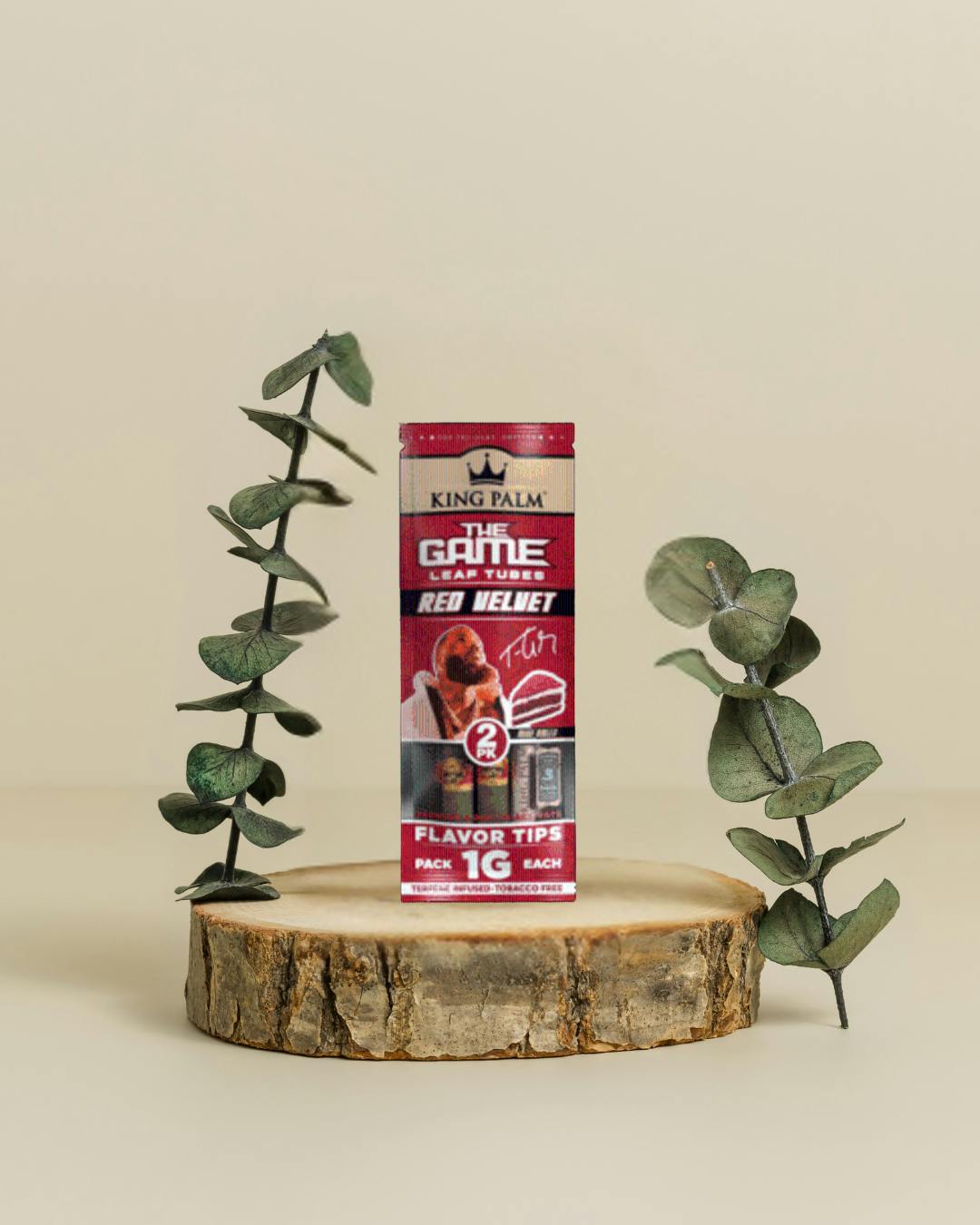 (The Game) Real Leaf Tubes Red Velvet - 2 pack