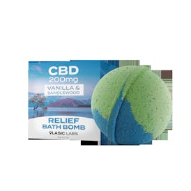 Vlasic Labs Relief CBD Bath Bomb (200mg)