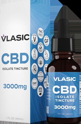 Vlasic Labs CBD Isolate Tincture (3000mg)