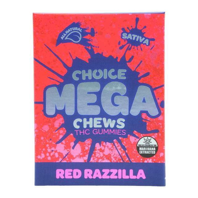 CHOICE | RED RAZZILLA MEGA-CHEW | GUMMIES | 200MG