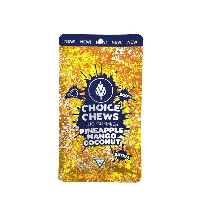 CHOICE | PINEAPPLE MANGO COCONUT GUMMY | 200MG