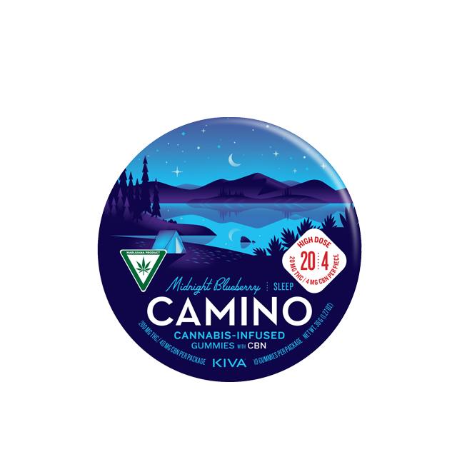 CAMINO | SLEEP' MIDNIGHT BLUEBERRY 4:1 THC:CBN GUMMIES | 200MG