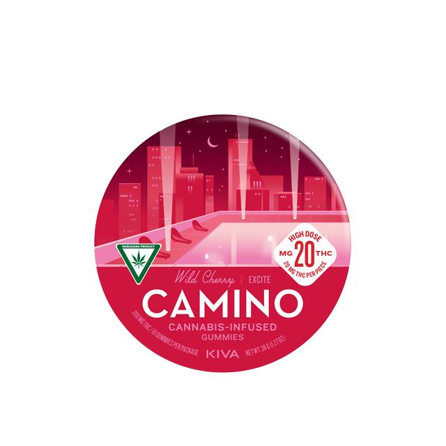 CAMINO | EXCITE' WILD CHERRY GUMMIES | 200MG