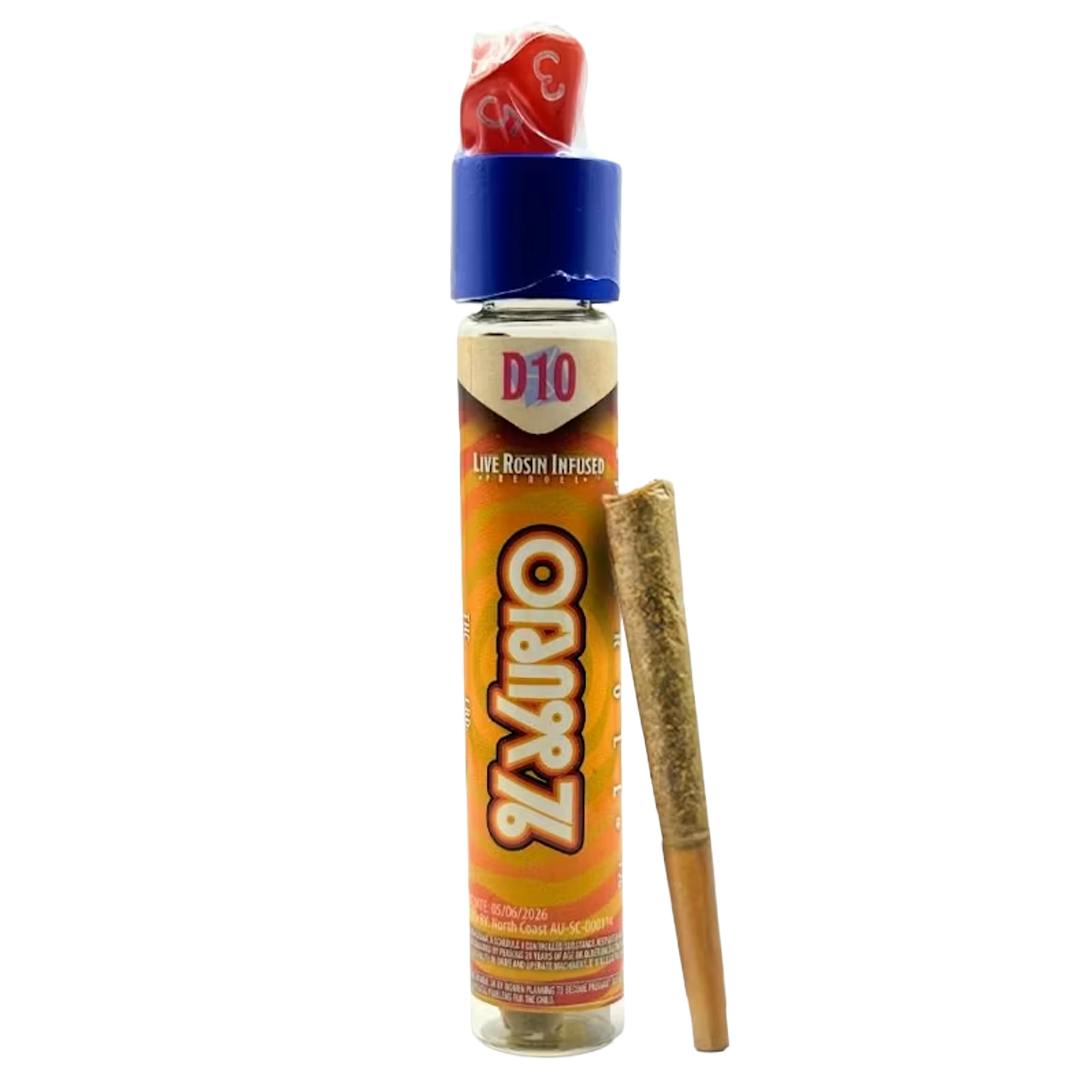 GALENAS | D10 ORANGE 76 INFUSED ROSIN | PREROLL | 1.2G