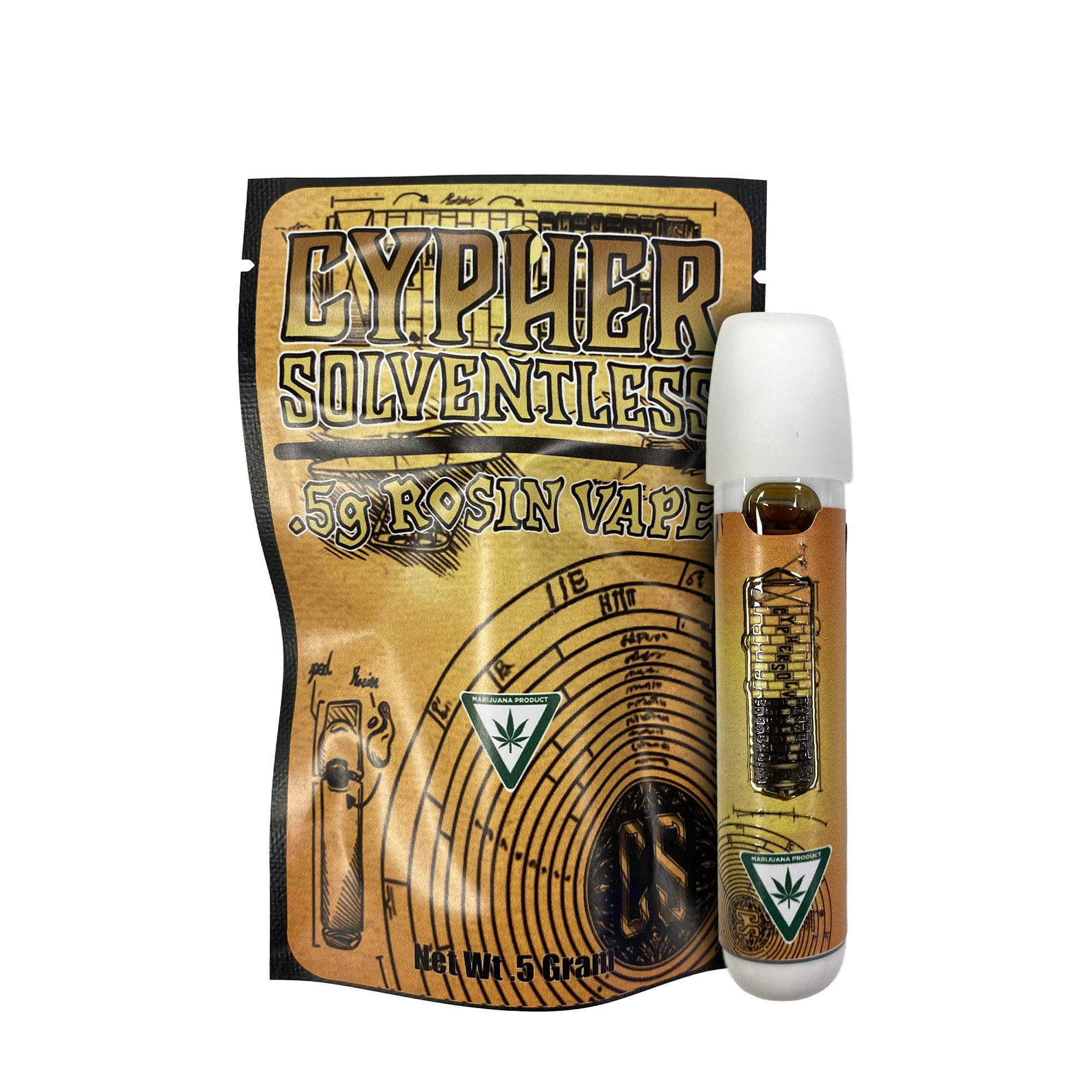 CYPHER SOLVENTLESS | DEVIL DRIVER ROSIN | ALL-IN-ONE | 0.5G