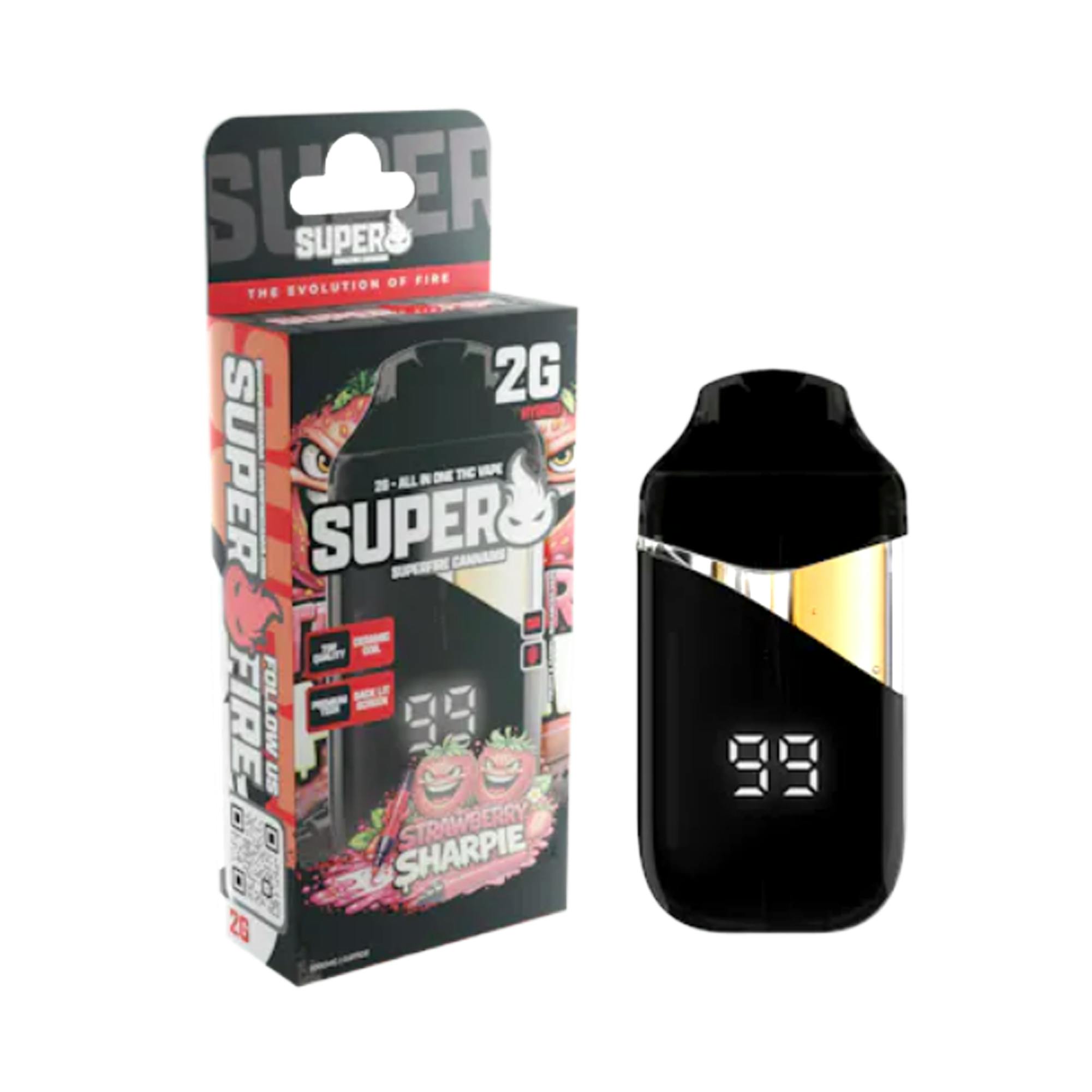 SUPERFIRE | STRAWBERRY SHARPIE | ALL-IN-ONE | 2G