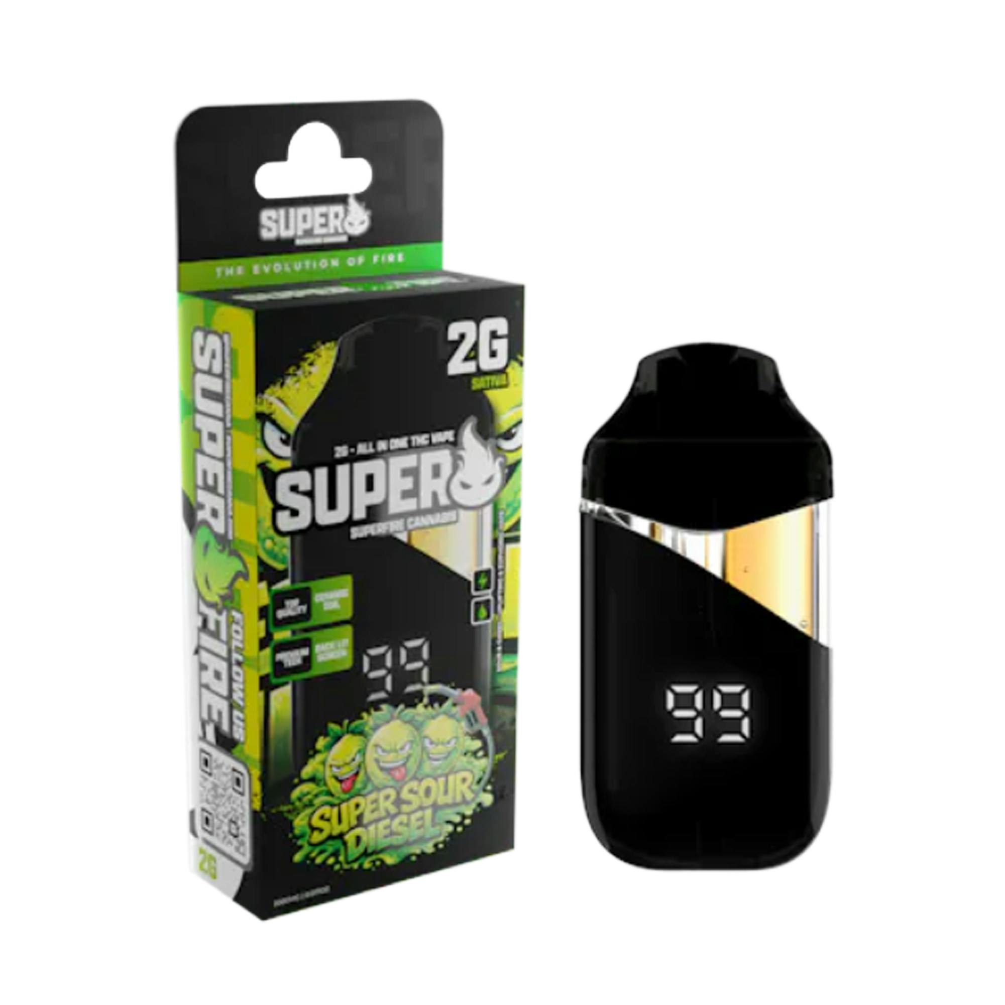 SUPERFIRE | SUPER SOUR DIESEL | ALL-IN-ONE | 2G