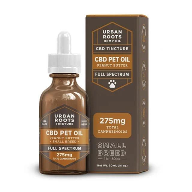 URBAN ROOTS| CBD PET OIL SMALL BREED| 275MG
