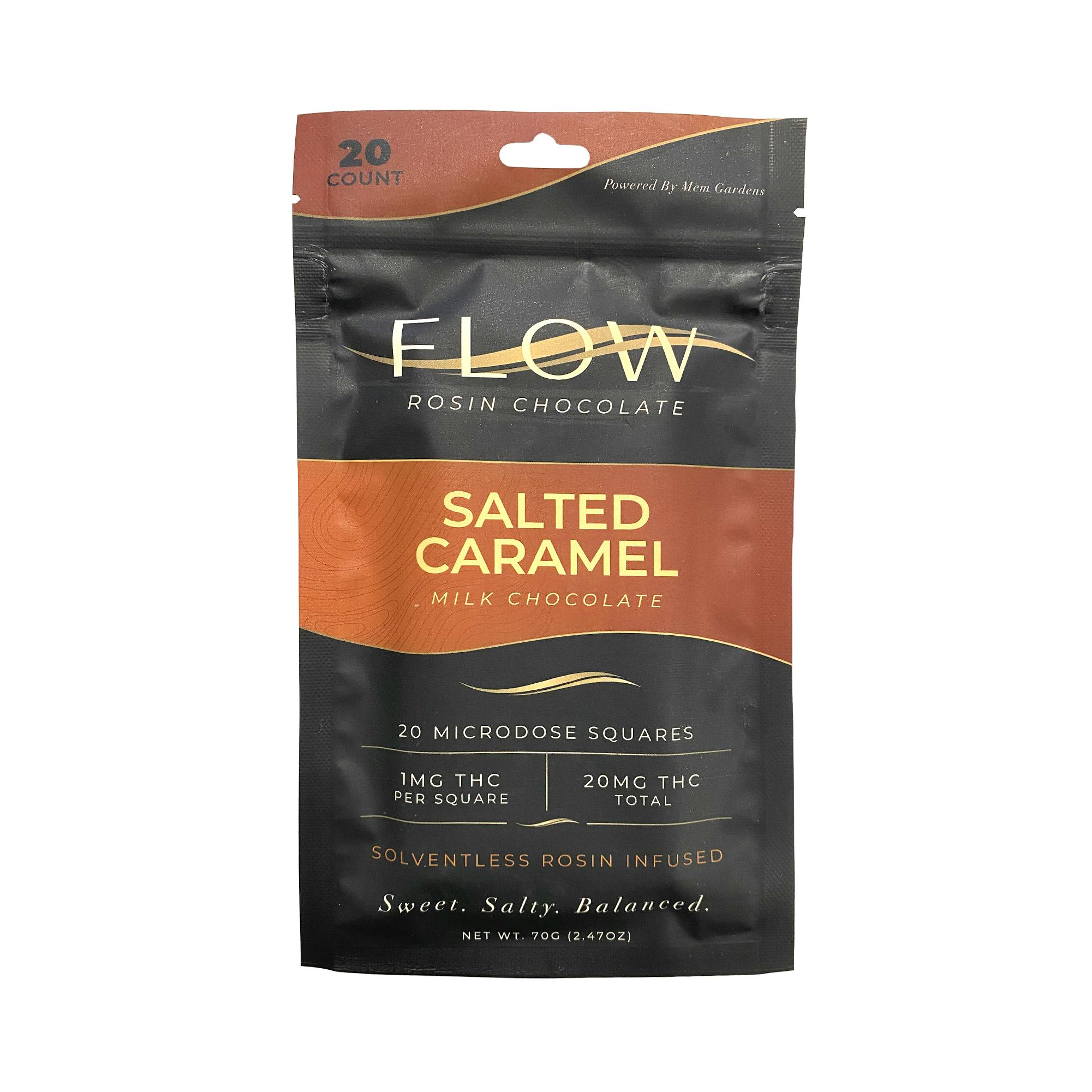 FLOW | MILK CHOCOLATE SALTED CARMEL | 20MG