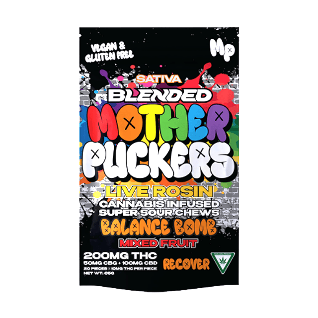 MOTHER PUCKERS | BALANCE BOMB ROSIN SOUR CHEW | 200MG