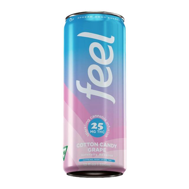 FEEL ENERGY | COTTON CANDY GRAPE THC:CAFFEINE | 25MG:65MG