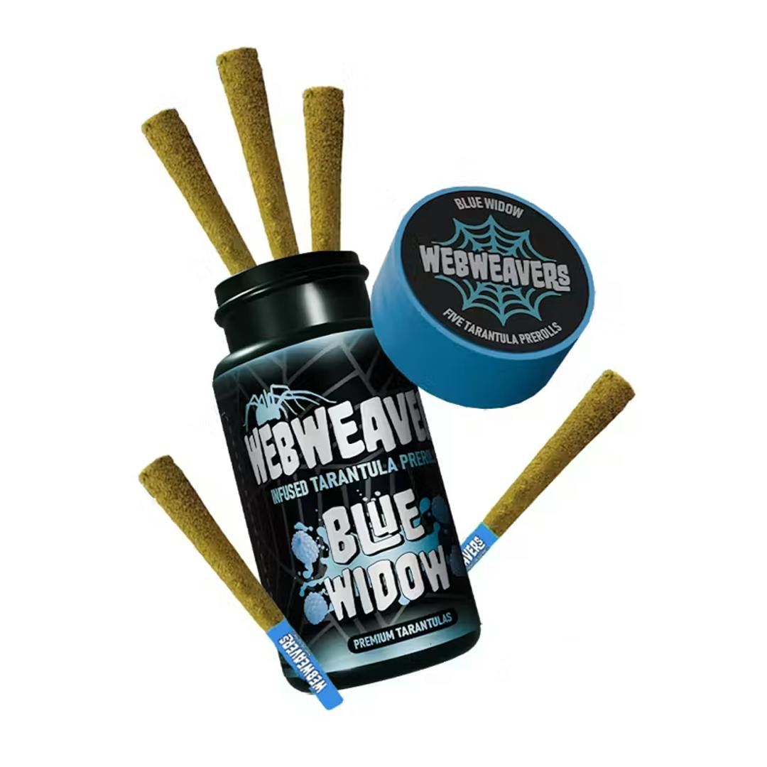 WEBWEAVERS | BLUE WIDOW INFUSED MINI TARANTULAS 0.5G X 5PK | PREROLLS | 2.5G
