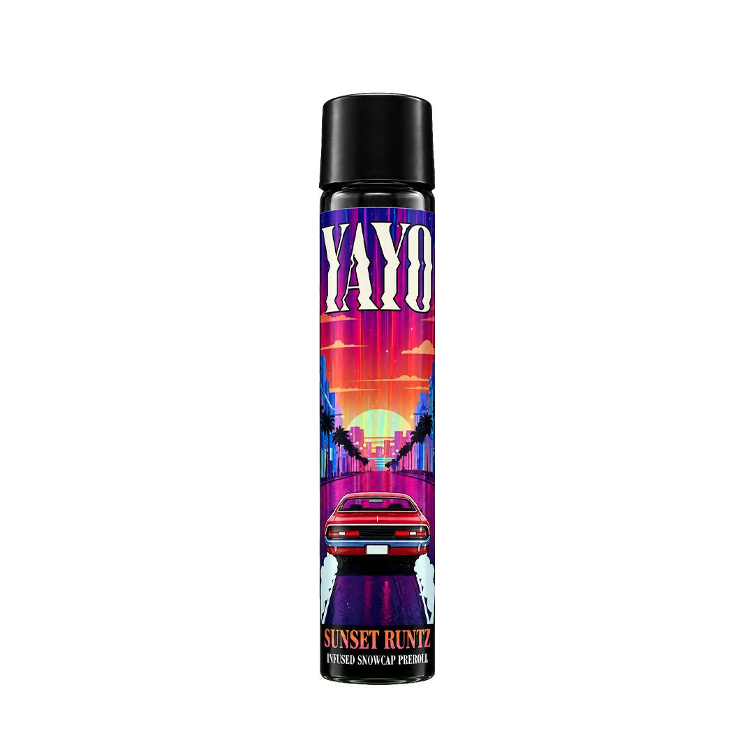 YAYO | SUNSET RUNTZ SNOWCAP INFUSED | PREROLL | 1.25G