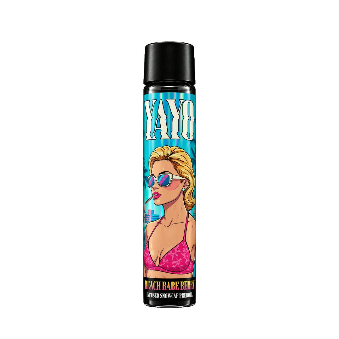 YAYO | BEACH BABE BERRY SNOWCAP INFUSED | PREROLL | 1.25G