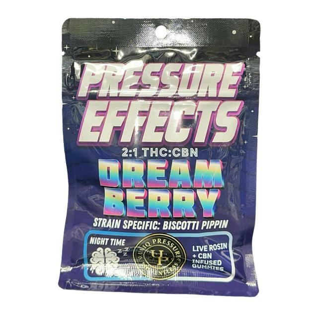 UNIQ PRESSURE | DREAM BERRY LIVE ROSIN 2:1 PRESSURE EFFECTS | 200MG