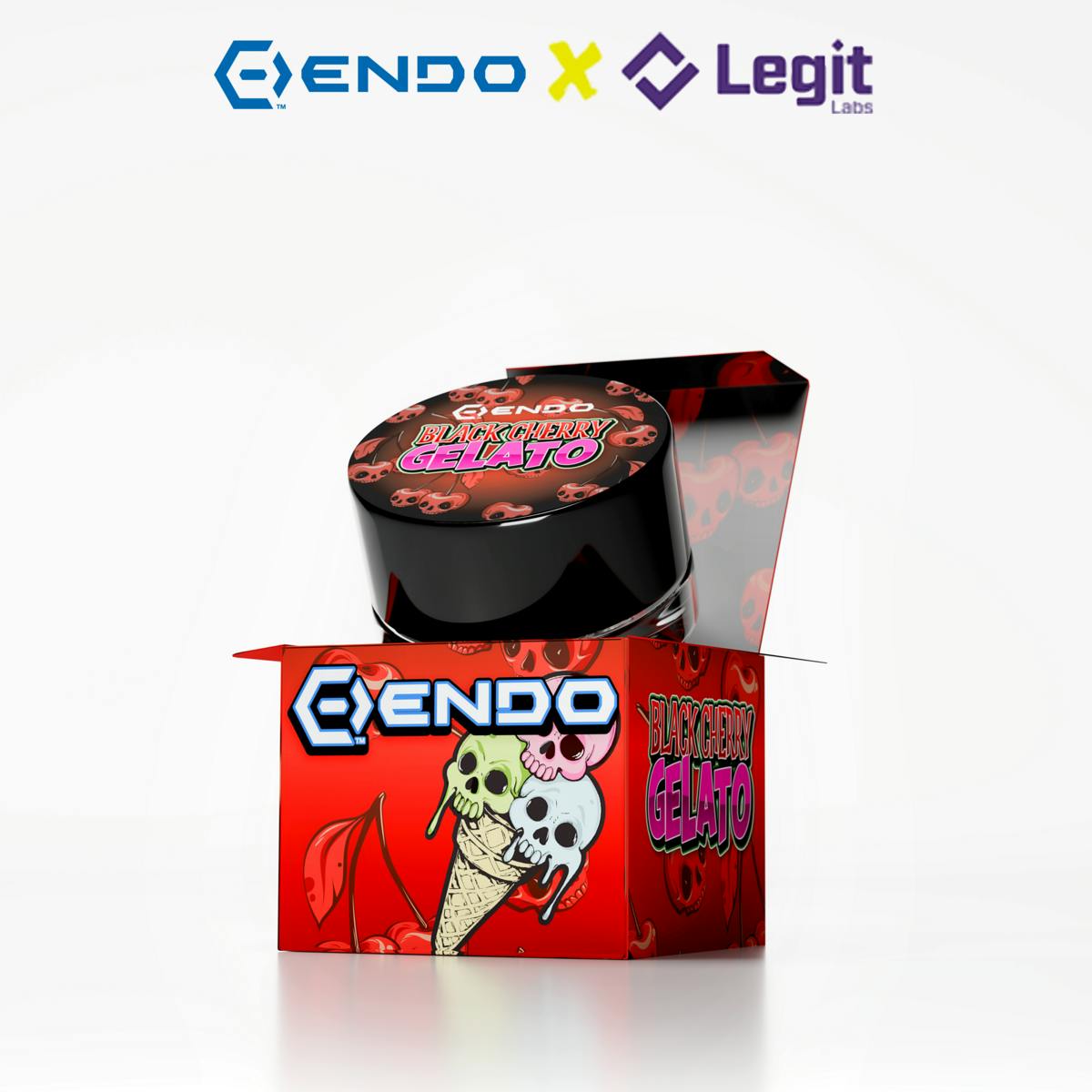 ENDO X LEGIT | BLACK CHERRY GELATO | CURED RESIN | 1G