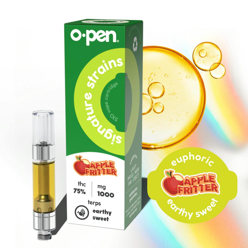 O.Pen Euphoric Apple Fritter Live Resin Cartridge 1 g