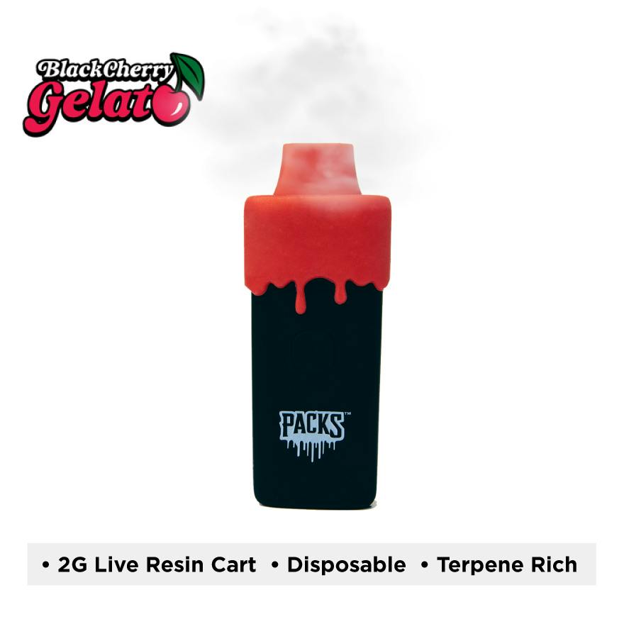 Packwoods Black Cherry Gelato AIO 2 g