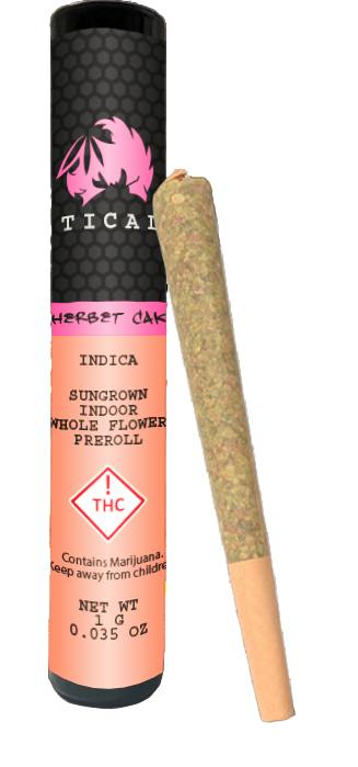 Tical Sherbet Cake Preroll 1 g